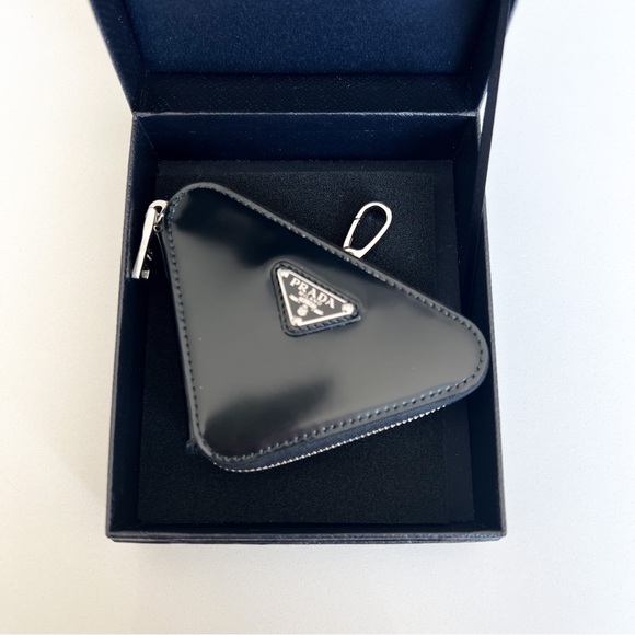 Prada Triangle-Shaped Mini Pouch - Picture 2 of 9